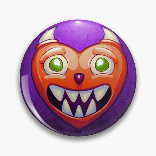 Love demon balloon Pin