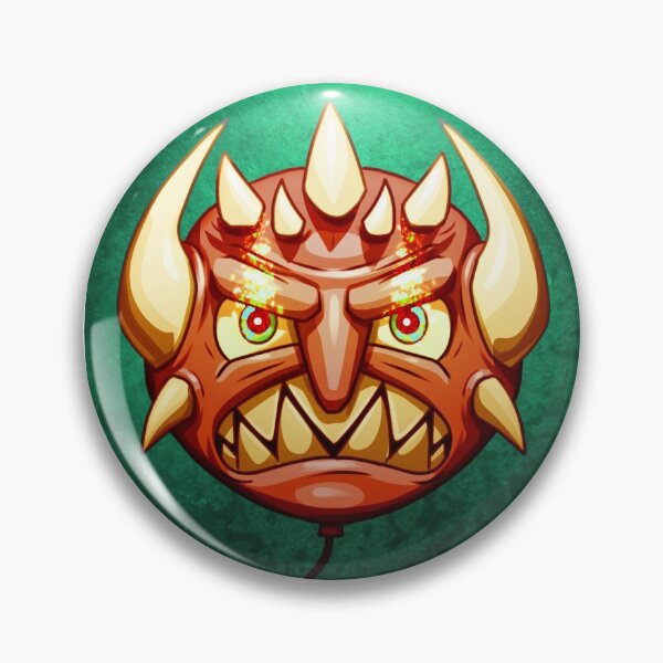 Rage demon balloon Pin