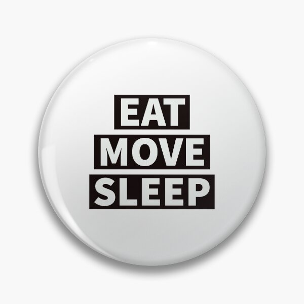 Item preview, Eat sleep move (white)  designed and sold by cute105.