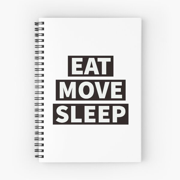 Item preview, Eat sleep move (white)  designed and sold by cute105.