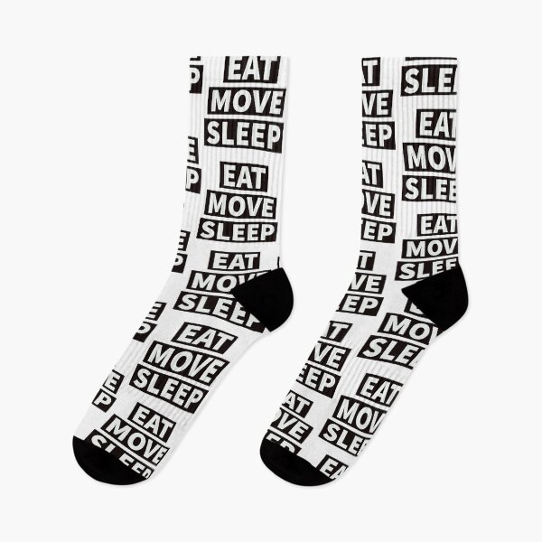 Item preview, Eat sleep move (white)  designed and sold by cute105.