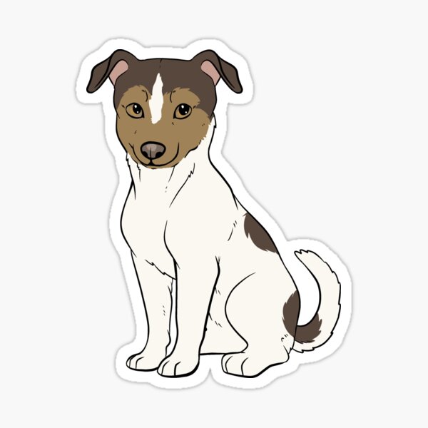 Sticker for Sale mit Dänisch / Schwedischer Hofhund (Schokolade) von  KiwiJP