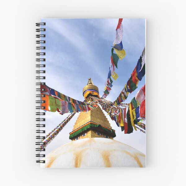Item preview, New Boudha stupa buddhist prayer flag  designed and sold by anzus13carlett.