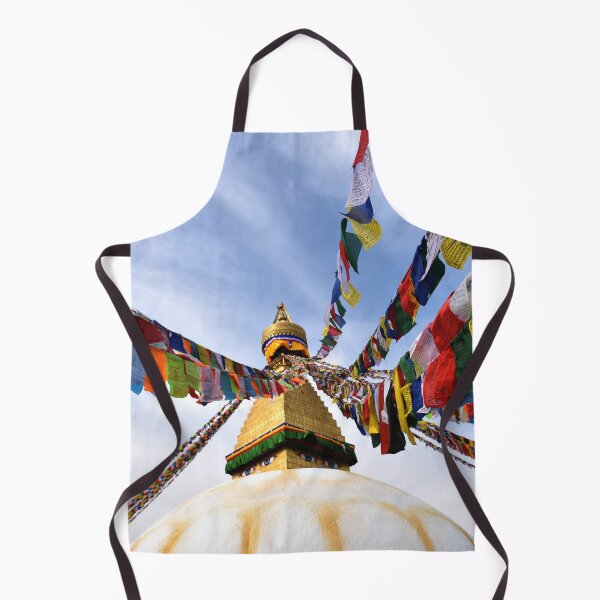 Item preview, New Boudha stupa buddhist prayer flag designed and sold by anzus13carlett.