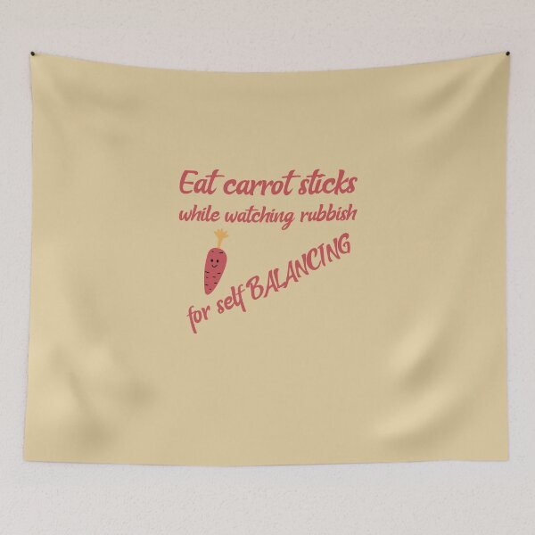 Item preview, Eat Carrot Sticks While Watching Rubbish designed and sold by Ayurveda Fun Store.