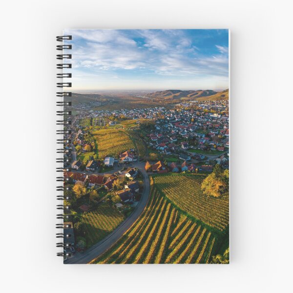 Item preview, Colorful landscape aerial view of little village Kappelrodeck in Black Forest mountains. Beautiful medieval castle Burg Rodeck. designed and sold by Alexander Sorokopud.