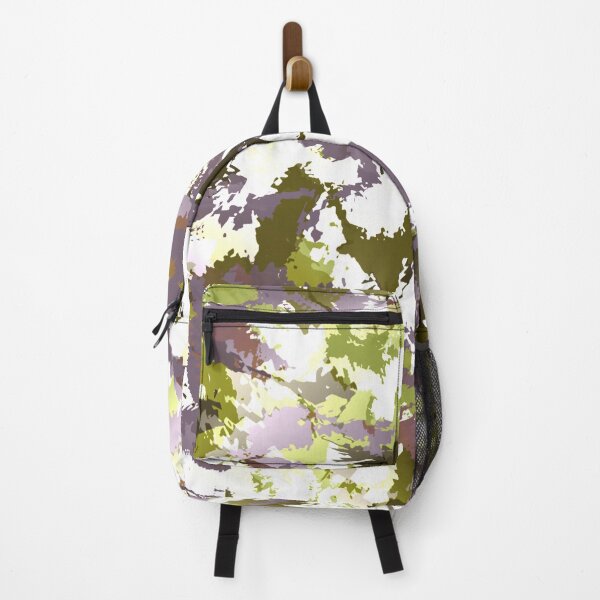Item preview, Camouflage Pattern Teal Brown Yellow Peachy designed and sold by AraljanFusion.