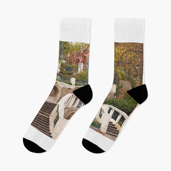 Item preview, Strudlhofstiege an old staircase autumn season Vienna  designed and sold by goceris.