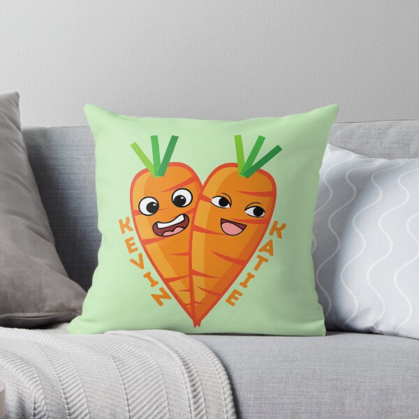 KIDS KEVIN THE CARROT CUSHION COVER FAMILY XMASS CHRISTMAS