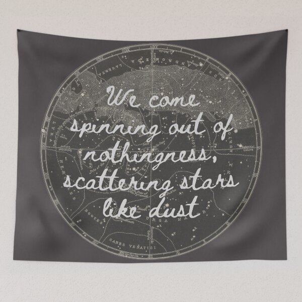 Item preview, scattering stars like dust- Aesthetic Rumi quote designed and sold by Faeblehoarder.