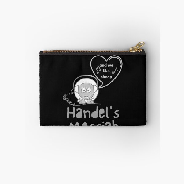 Item preview, Handel Messiah Sheep Funny and Cute Monochrome designed and sold by DesignsofNote.