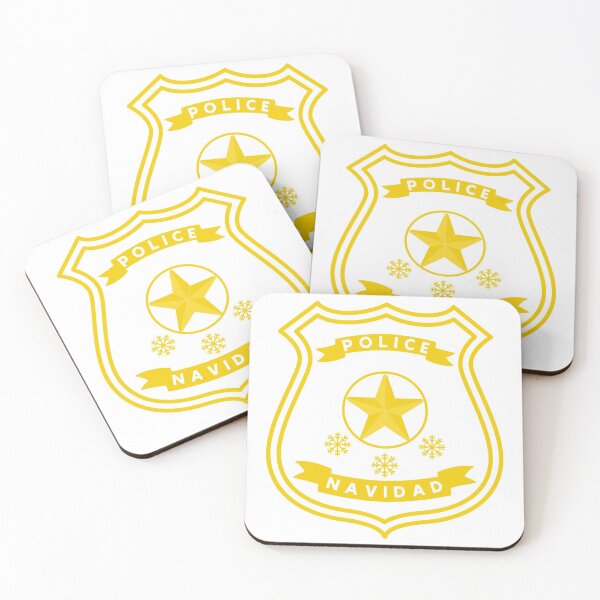 Item preview, Police Navidad | Feliz Navidad | Police | Badge | Christmas | Happy Holidays designed and sold by itsokaybyme.