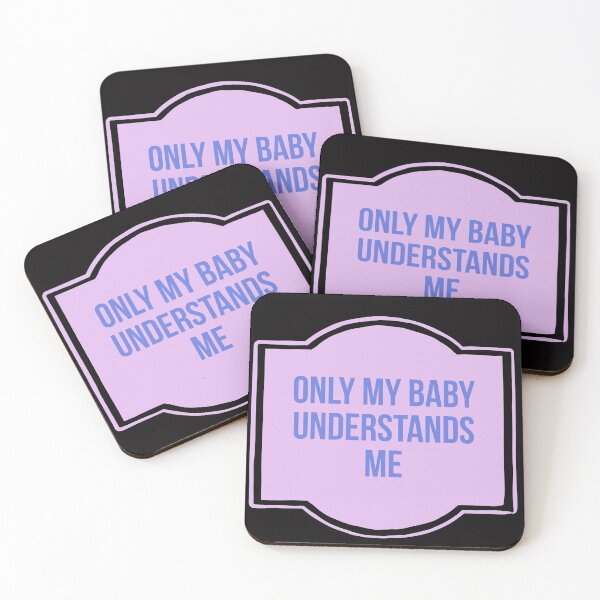 Item preview, Copy of Only my baby understands me (purple) designed and sold by cute105.