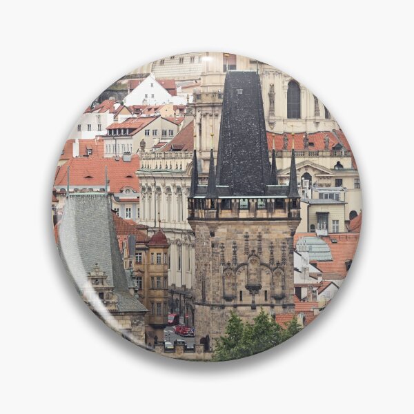 Item preview, buildings churches and towers Old town Prague cityscape Czech Republic designed and sold by goceris.