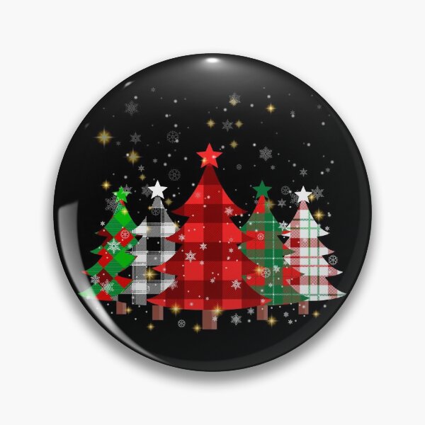 Item preview, Merry Christmas Buffalo Plaid Christmas Trees Xmas designed and sold by BuynPose.