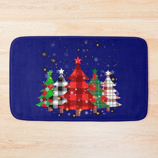Item preview, Merry Christmas Buffalo Plaid Christmas Trees Xmas designed and sold by BuynPose.