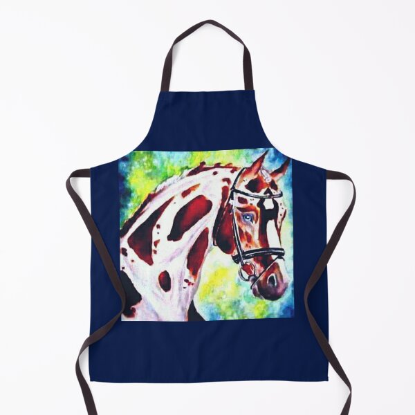 Item preview, Paint horse portrait watercolor painting designed and sold by horseaddicted.