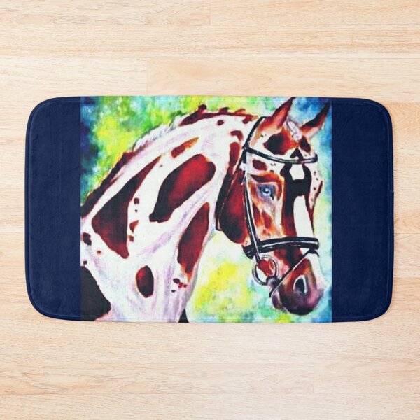 Item preview, Paint horse portrait watercolor painting designed and sold by horseaddicted.