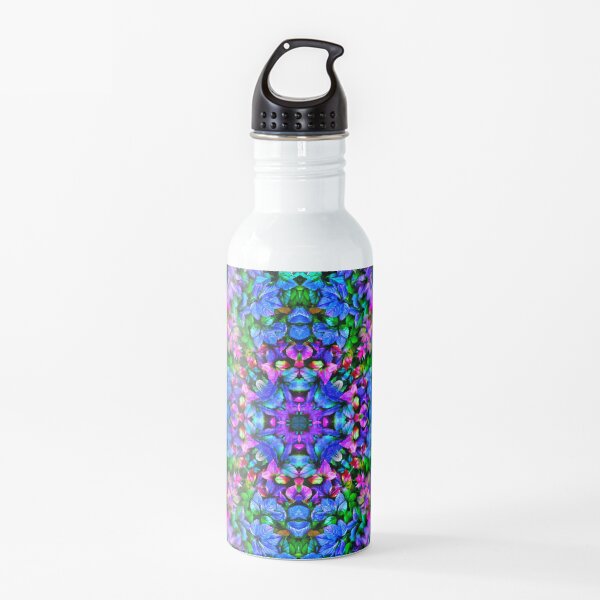 Kaleidoscope in magical forest Water Bottle