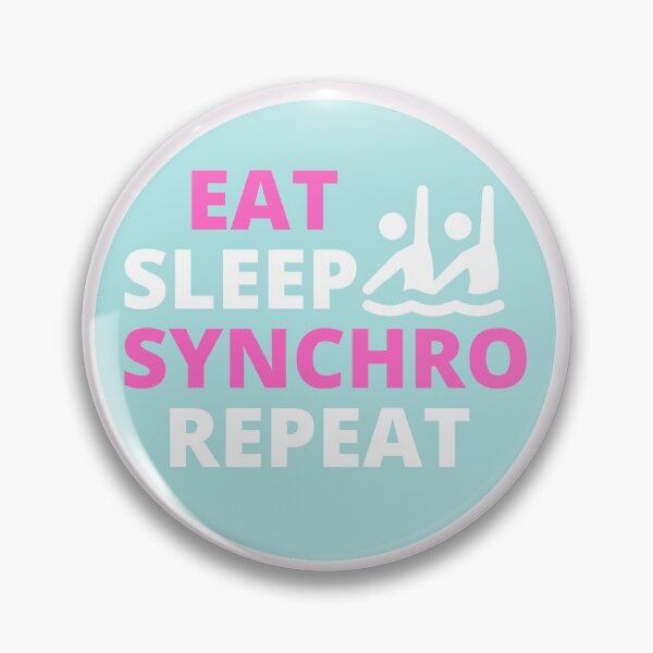 Item preview, Eat, Sleep, Synchro, Repeat.- Artistic Swimming  designed and sold by LoveSynchro.