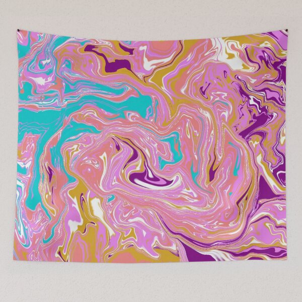 Item preview, Artistic Pattern 14 Blue, Pink, Purple, Yellow, White designed and sold by JustBeingAlicia.