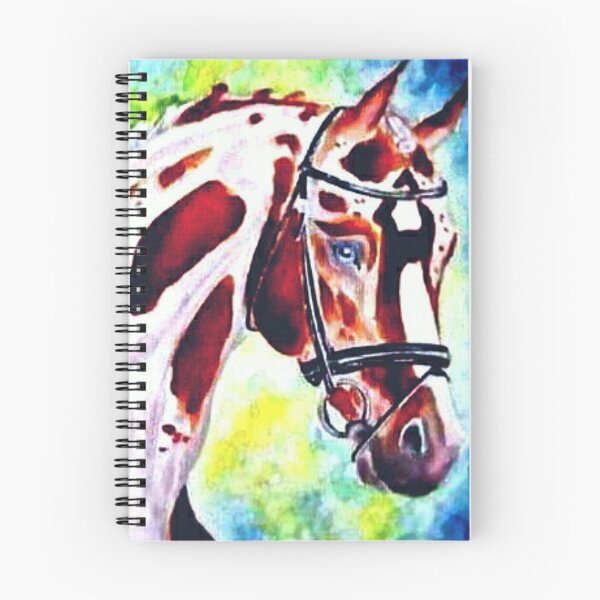 Item preview, Paint horse portrait watercolor painting designed and sold by horseaddicted.