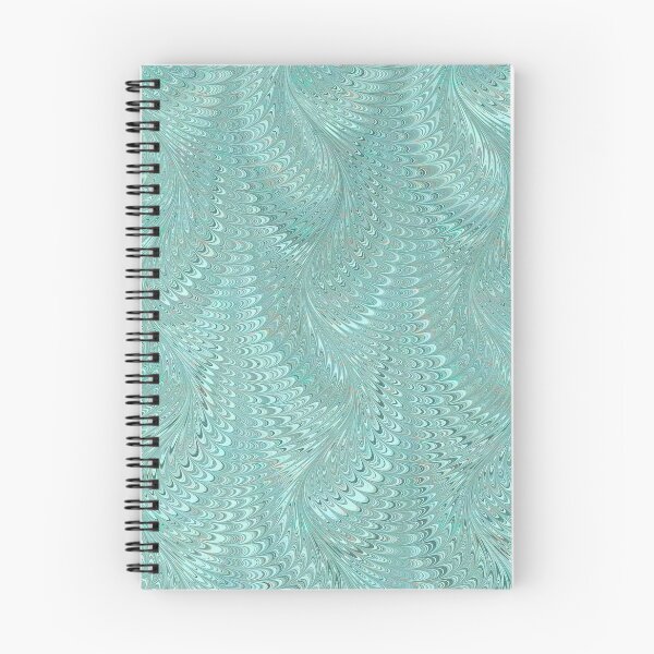 Item preview, Ebru Marbled Design in Aqua designed and sold by ReesDesigns.