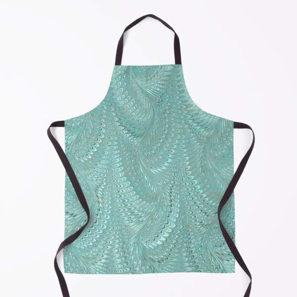 Item preview, Ebru Marbled Design in Aqua designed and sold by ReesDesigns.