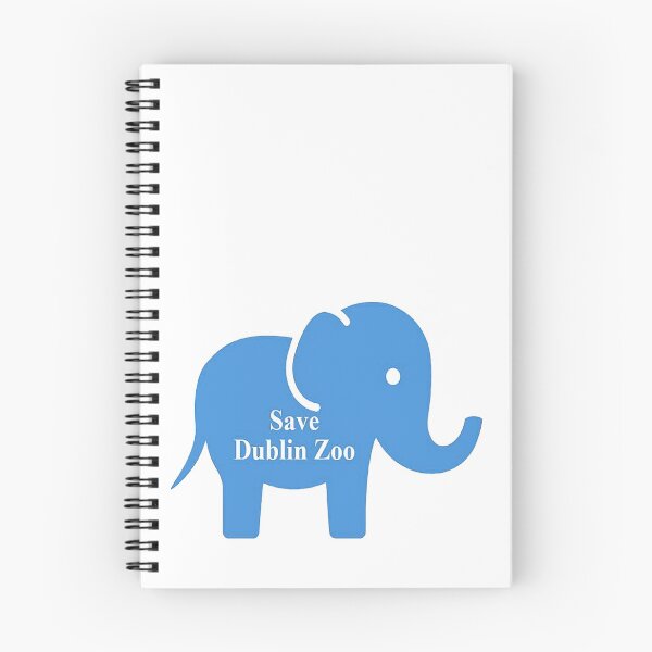 Item preview, Dublin Zoo blue elephant  designed and sold by NancyArtDesigns.