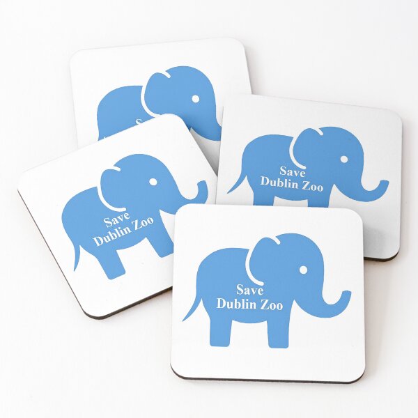 Item preview, Dublin Zoo blue elephant  designed and sold by NancyArtDesigns.