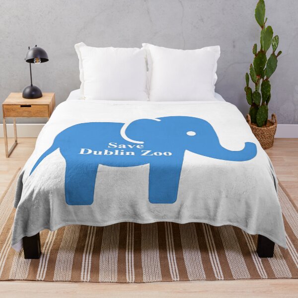 Item preview, Dublin Zoo blue elephant  designed and sold by NancyArtDesigns.