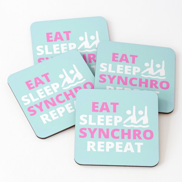 Item preview, Eat, Sleep, Synchro, Repeat.- Artistic Swimming  designed and sold by LoveSynchro.