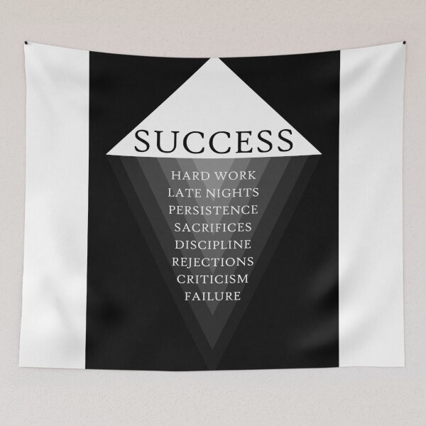 Item preview, Success 2 Quote Art Design Inspirational Motivati designed and sold by vividpixelusa.