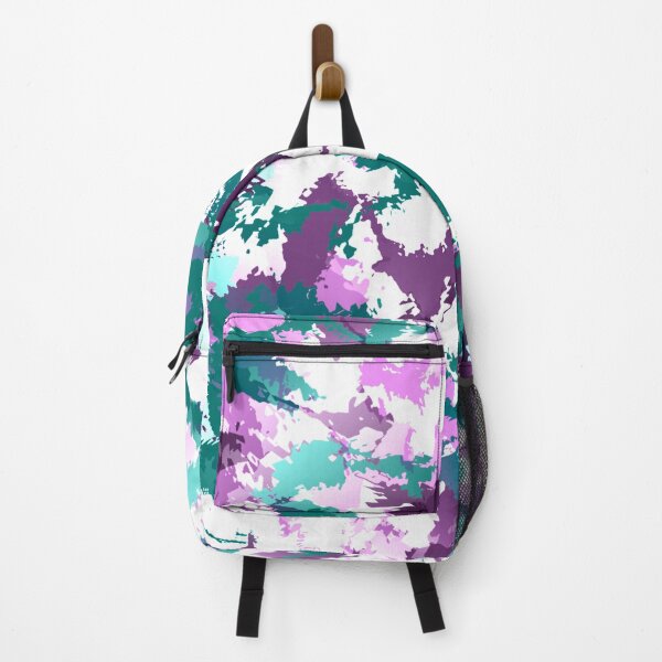 Item preview, Camouflage Pattern Teal Purple designed and sold by AraljanFusion.