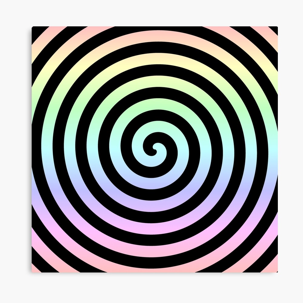 Rainbow hypnosis spiral