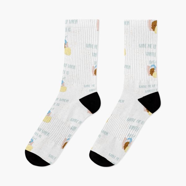 Item preview, Wake Me Up When Winter Is Over Teddy Bear Night Design White designed and sold by diverseidentity.