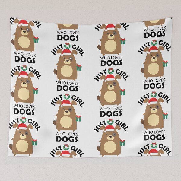 Item preview, Just A Girl Who Loves Dogs designed and sold by GravitiTees.