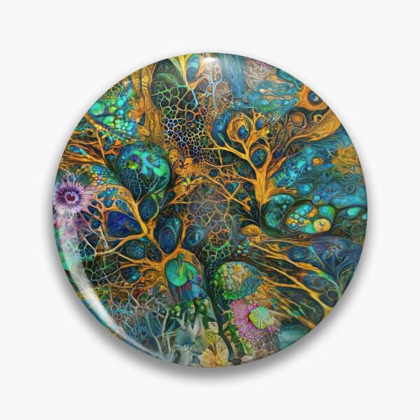 Item preview, Deepdream floral abstraction designed and sold by blackhalt.