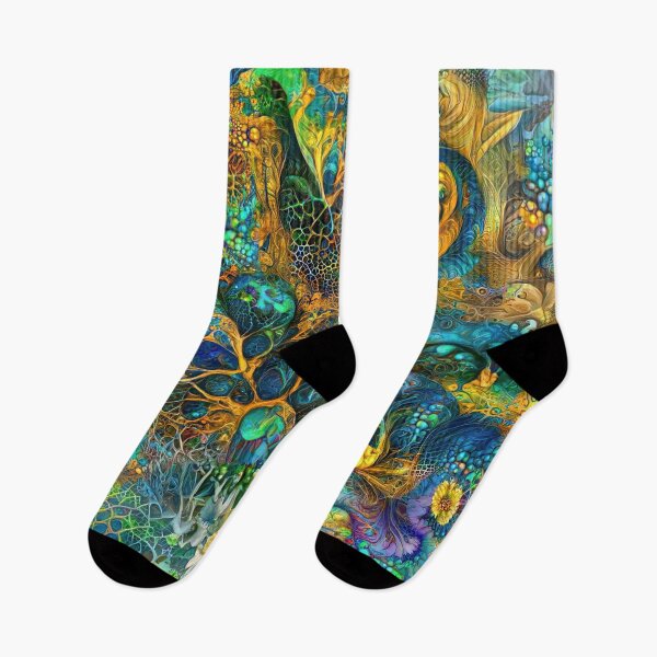 Item preview, Deepdream floral abstraction designed and sold by blackhalt.