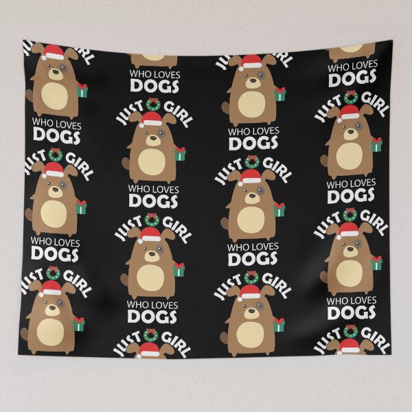Item preview, Just A Girl Who Loves Dogs Doggie Lover designed and sold by GravitiTees.