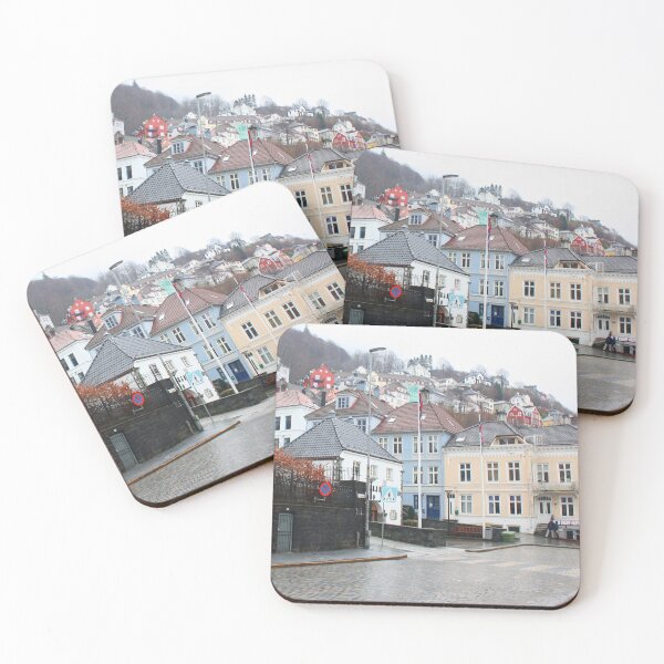 Item preview, Fløibanen, Bergen - Funicular Railway, Bergen - Norway designed and sold by LouiseFranksArt.