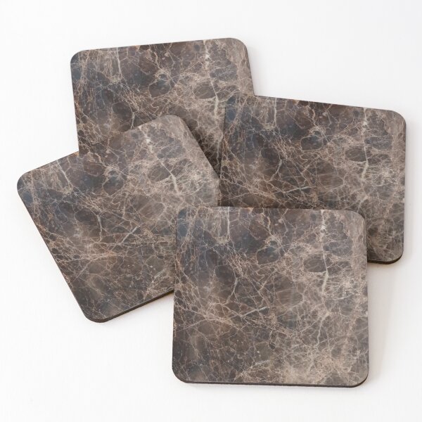 Item preview, wavy brown marble photograph designed and sold by NoetherSym.