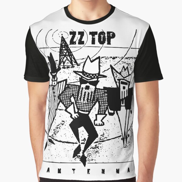 ZZ TOP ANTENNA PUNK Graphic T-Shirt