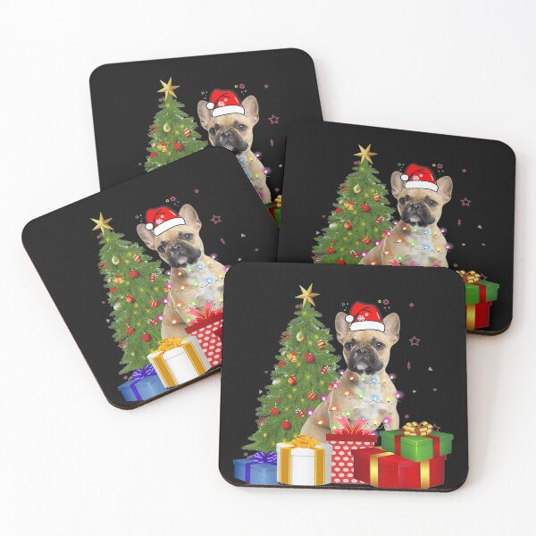 Item preview, Santa French Bulldog Dog Christmas Tree Light Funny Xmas Dog designed and sold by LenaEhrlichmann.
