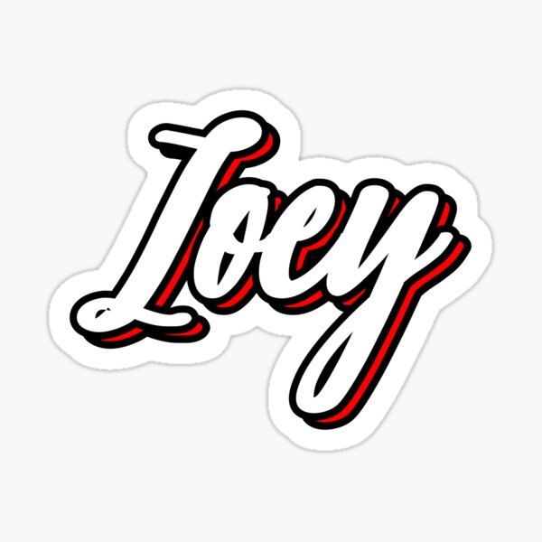 Zoey First Name Hand Lettering Design Sticker For Sale By Sulies Redbubble