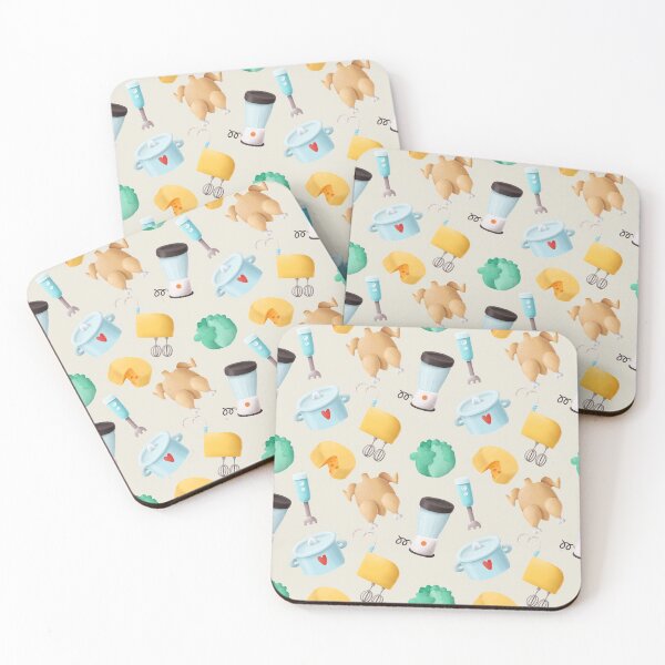 Item preview, Funny Kitchen Seamless Patterns  designed and sold by labatchino10.