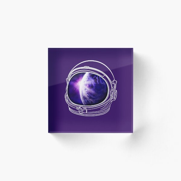 Spaceman Acrylic Block