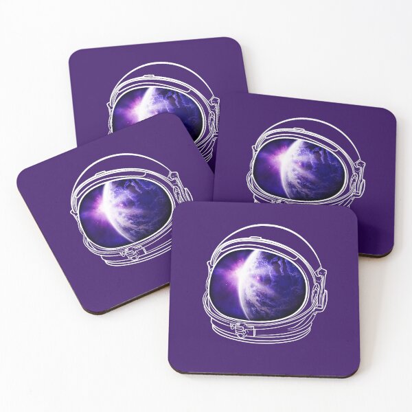 Spaceman Coasters (Set of 4)