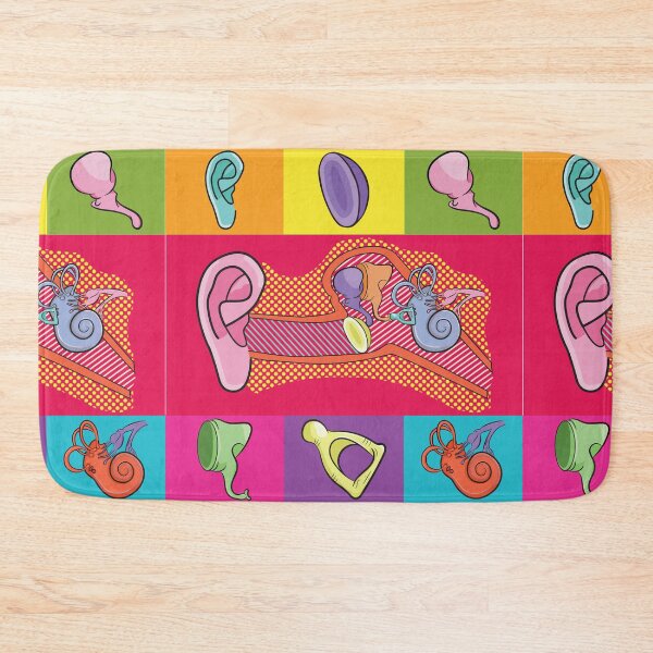 Item preview, Outer, Middle, and Inner Ear Anatomy Colorful Illustration  designed and sold by StacyAnnDesigns.