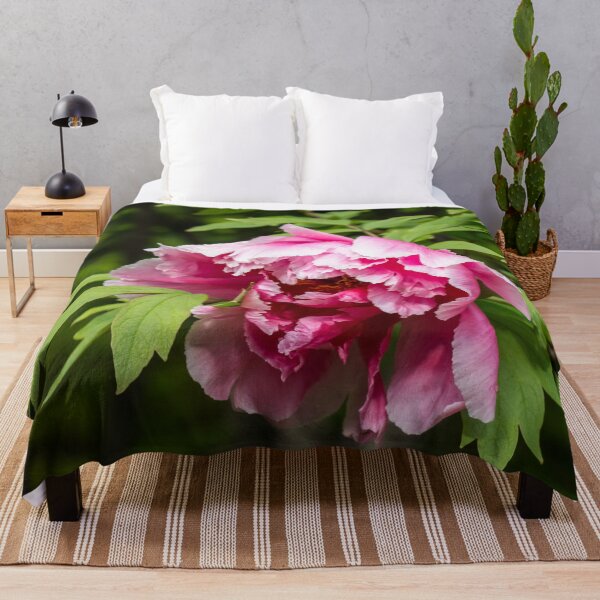 Item preview, Ruffled Petals in Many Shades of Pink - One Very Showy Tree Peony Bloom designed and sold by Georgia Mizuleva.